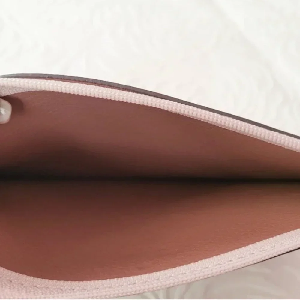 Kate Spade Abstract Zip leater Pouch w 3D Monkey key chain - Picture 11 of 11